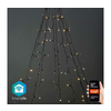 Nedis WIFILXT02W200 - LED božićna zavesa 200xLED/8 funkcija 10x2m IP65 Wi-Fi Tuya