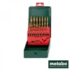Metabo HSS-TIN set titanijumskih burgija za metal 19 komada 1,0-10mm 627156000