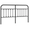 Metalno zamjensko uzglavlje crno 160 cm