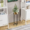 Aberto Design Dekorativna saksija GED-025-A, 23x78x23 cm, O 20 cm,, Crno-zlatna