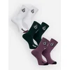 Volcom Full Stone 3 Pk Kids Socks multi