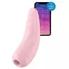 Stimulator za klitoris Satisfyer Curvy 2+, 14cm, Roze