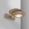 LED-stenna svetilka PURE Oculis, bronasta, 30 cm, železo, 2-žarilna - Dnevna soba/jedilnica - Sodobni - Kovina