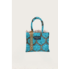 SORENA HANDMADE Tote Likno Ženska torbica, Plava