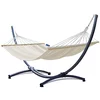 Potenza Stojalo GRANDE 220 kg + viseča mreža 220x160 ROMA XL s prečkami, barva smetane, osnovno