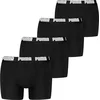 Mens Puma Boxer Briefs 4-Pack, Black, Size 3, Clothing