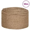 Vidaxl Vrv iz jute 50 m dolžina 14 mm debelina