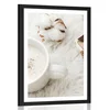 Plakat s paspartujem jutranja kava - 20x30 white