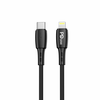 MOXOM USB data kabl MX-CB132 PD 30W Type-C na Lightning 1m/ crna