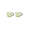 &k amsterdam  Komplet kozarcev  Glass Duet Green 300 ml 2-pack