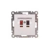 Vtičnica za zvočnik Lumina bela WL3310