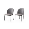 Hanah Home Set trpezarijskih stolica Dore 175 V2, 2 komada, Sivi