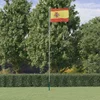 Španjolska zastava i jarbol 6,08 m aluminijski