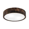 Plafonsko svetlo OAK SMOKY 2xE27/15W/230V prečnik 37,5 cm hrast/tamno braon