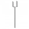DOMAX Podstavek za steber, pocinkano sidro, 161x624x12mm