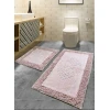 Lessentiel Maison Kupatilski otirač Piante, 2 komada, Roze