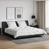 Duvet s jastucima s jastukom 3 pcs Bijelo Mikrovlakna