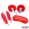 LateToBed BDSM trodelni crveni set