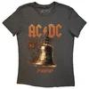 AC/DC Bell Lightning EU Tour 25 (Back Print & Ex-Tour) Charcoal Grey M Ženske Majica