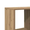 Ormarić z knjige boja hrasta 137,5x29x137,5cm konstruirano drvo