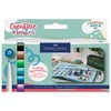 MARKER PERMANENTNI DEKORATIVNI 1,5MM PK6 FABER CASTELL 160603 SORT BLISTER