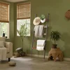 Songmics Lestev za brisače 65x178 cm rjave barve