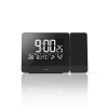 Hama Plus Charge projekcijska digitalna budilka, črna (186332)