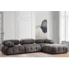 Atelier del Sofa L1 O1 1R Puf Bubble Corner Ugaona garnitura, Siva