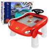 slomart Simulator vožnje, izobraževalni igralni mizni, LEAN TOYS, rdeč