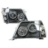 OEM Kristalni farovi Angel Eyes Toyota Land Cruiser FJ90 (1996-2003), Crni