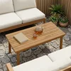 Gornji dio stola 80 x 40 x 3,5 cm Pravokutni Čvrsto teak drvo