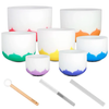 Set kristalofonov Crystal Frosted 432 Hz Sela