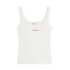 Tommy Jeans Top rdeča/bela