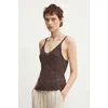 Top Superdry ženski, rjava barva, W6011893A-8PZ