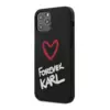 Maska Karl Lagerfeld Forever Karl za iPhone 12 Pro Max crna.