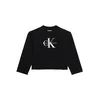 Calvin Klein Jeans Pulover črna / bela