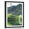 Plakat s paspartujem Morsko oko v Tatrah - 20x30 white