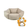 Trixie Bed Livia 50cm, Okrugli Krevet za Male Pse i Mačke u Bež Boji