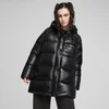 Womens Puma Down Jacket, Black, Size S, Clothing