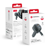 Auto punjač Forcell F-Energy Alu USB C + USB A + uvlačivi kabel USB C PD QC4.0 SFC2.0 3A 75W crni