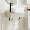 Zidni sudoper Bijela visokog sjaja 53 x 35 x 39 cm