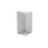 Mexen Mist L kopalna tuš kabina s tečajnimi vrati 90 x 90 cm, prozorna, krom - 8A8L-090-090-01-00
