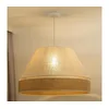 Duolla - Viseći luster na sajli YUTE AVIGNON 1xE27/15W/230V, prečnik 60 cm, siva/braon