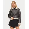 ONLY Jakna iz umetnega usnja Betty 15322046 Siva Regular Fit