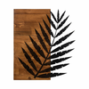 WALLXPERT Zidna dekoracija Leaf3 Metal Decor