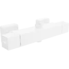 Mexen Cube termostatična prha, bela - 77250-20