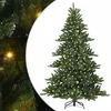 Umjetno božićno drvce s nogom Zelena 210 cm PVC i čelik