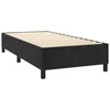 Krevet box spring s madracem LED crni 80 x 200 cm baršunasti