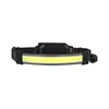 LED punjiva čelna lampa 2xLED/5V 180 lm 900 mAh crna