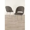 HANAH HOME Set stolica (6 komada) Pane Cappuccino Chrome